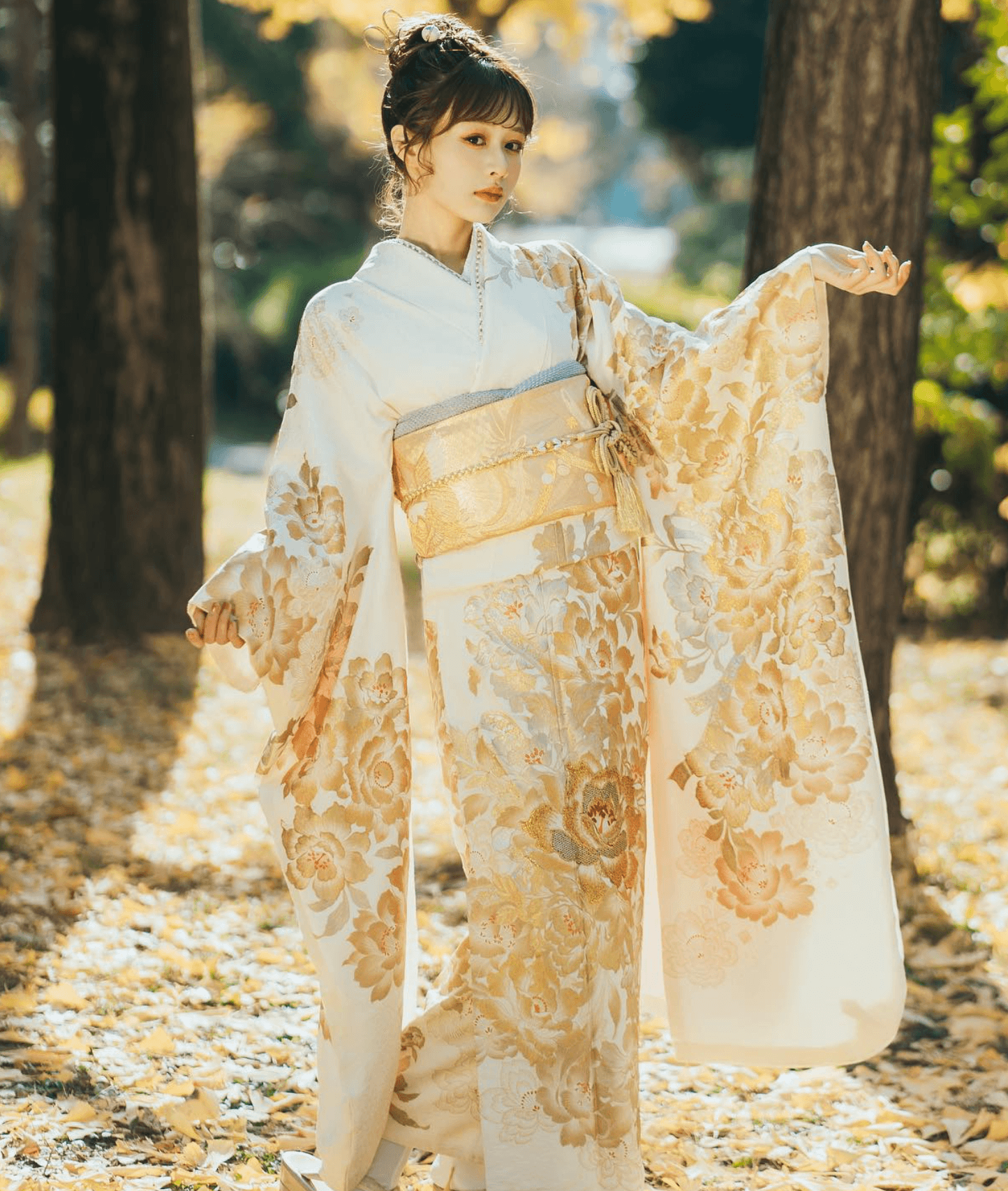 Luxury Silk Furisode Kimono Plan