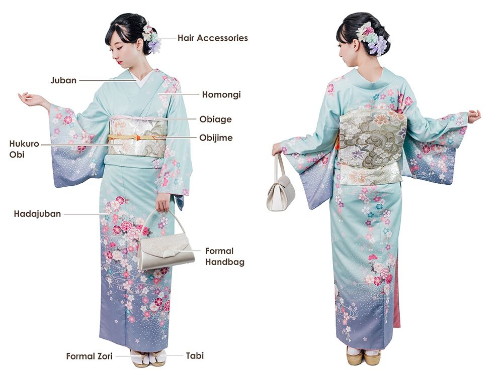Houmongi Kimono Plan(included premier hair set)