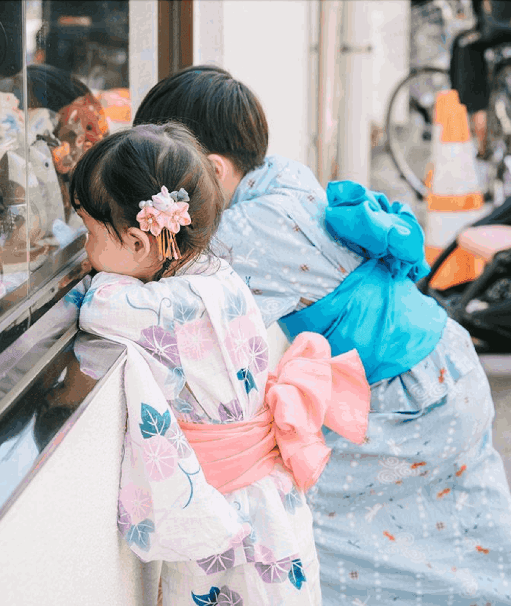 เซทยูกาตะสำหรับเด็ก yukata for child asakusa