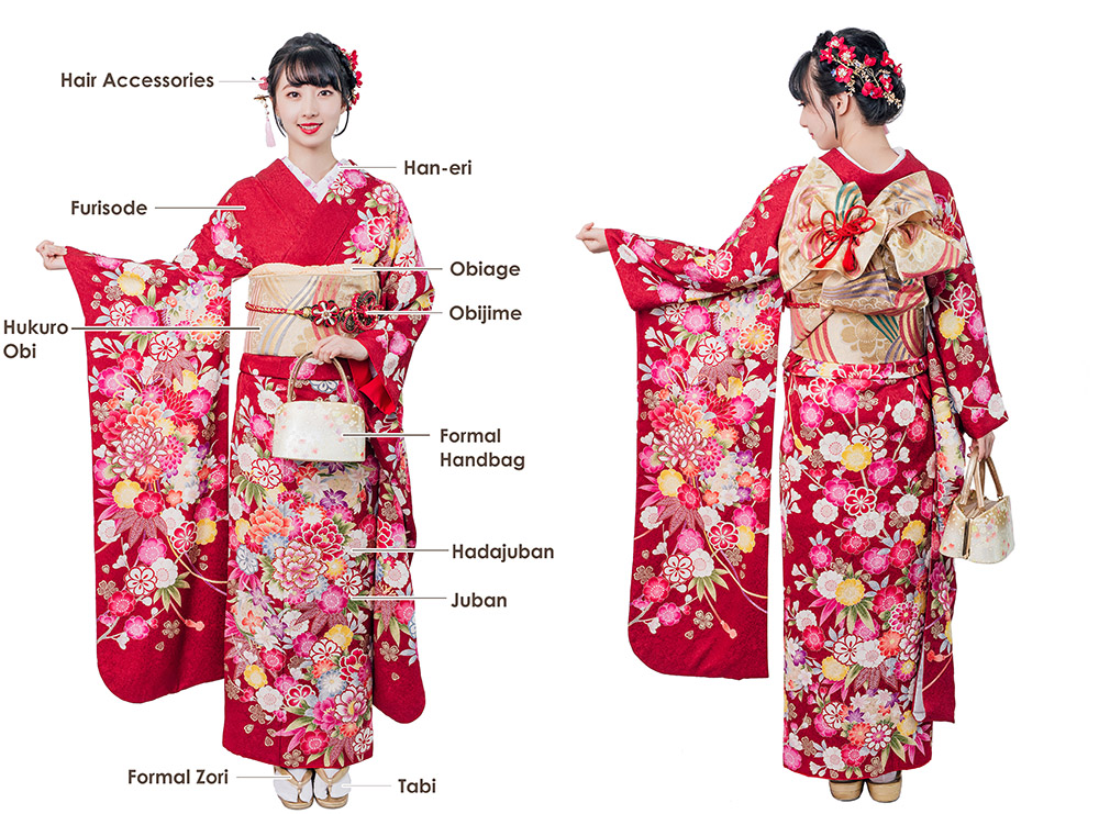 Furisode ceremony(Hair styling included)